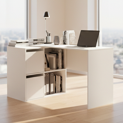 Desk White - 100 x 50 x 80 cm - WDSK43