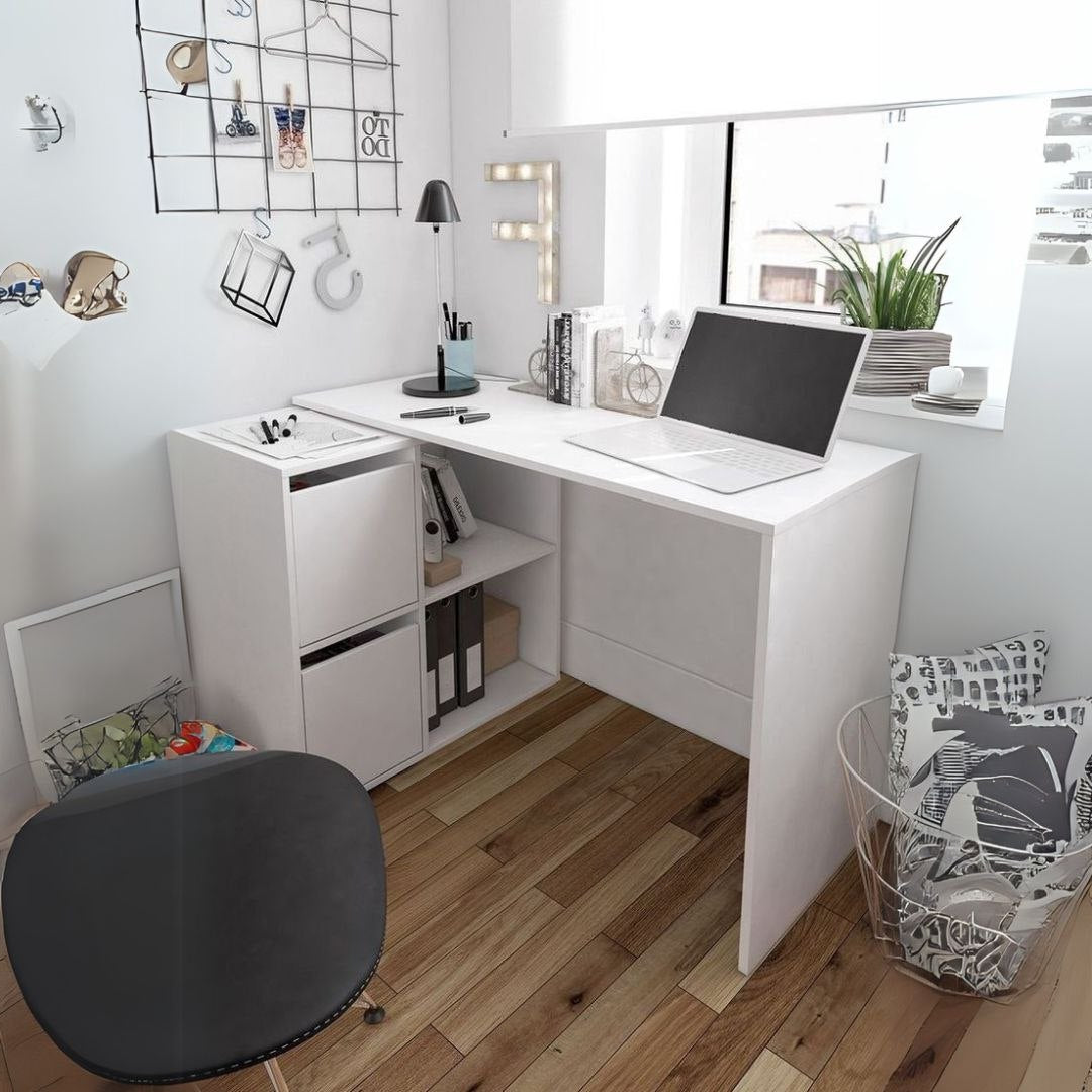Desk White - 100 x 50 x 80 cm - WDSK43