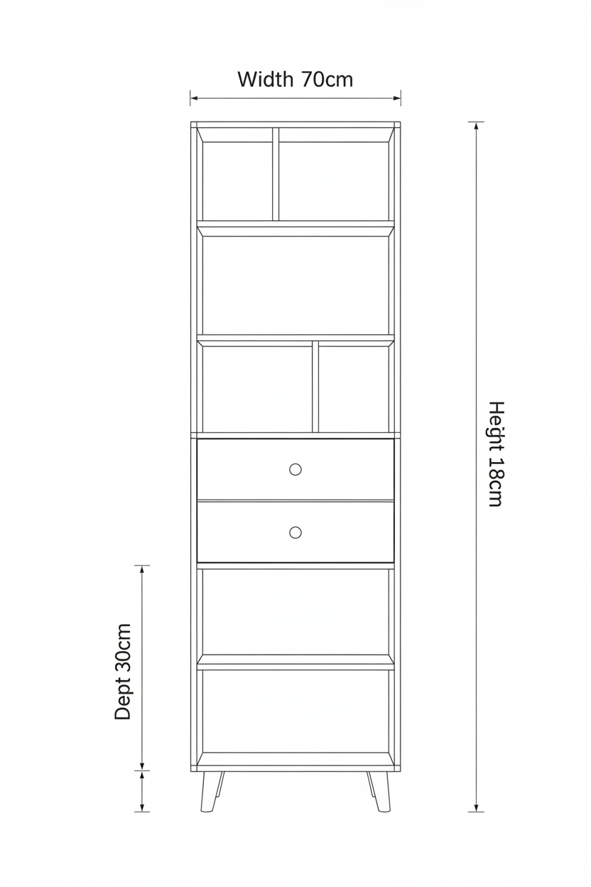 Display Unit Wooden - WDU20