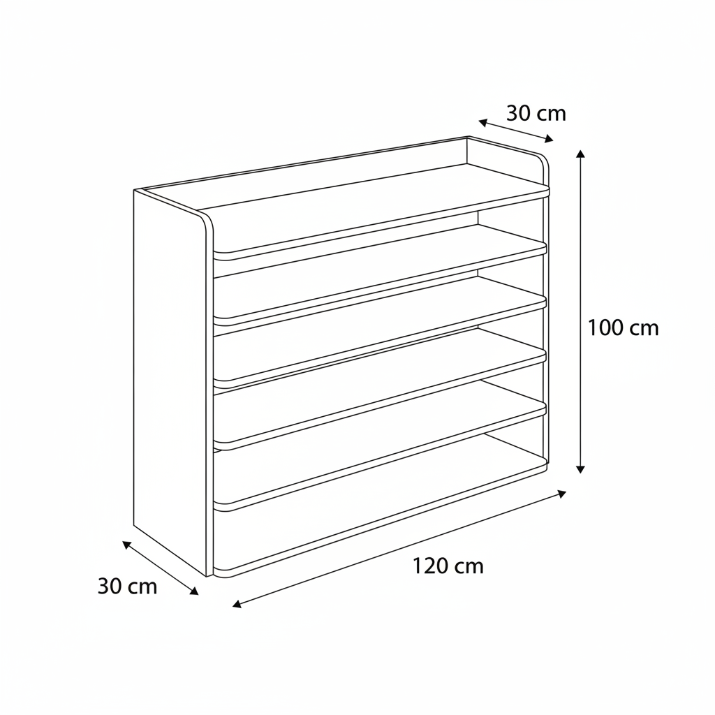 Shoe Closet White - WSH100
