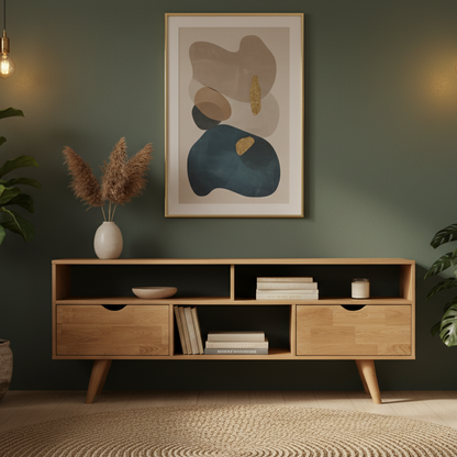 Tv Unit Wooden - 160 x 40 x 45 cm - TVUO13