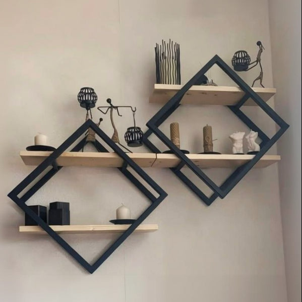 Iron and counter wood Display unit 2 units - SW39