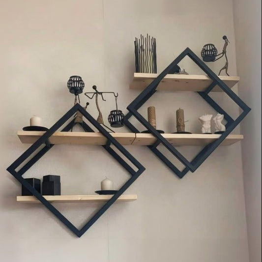 Iron and counter wood Display unit 2 units - SW39