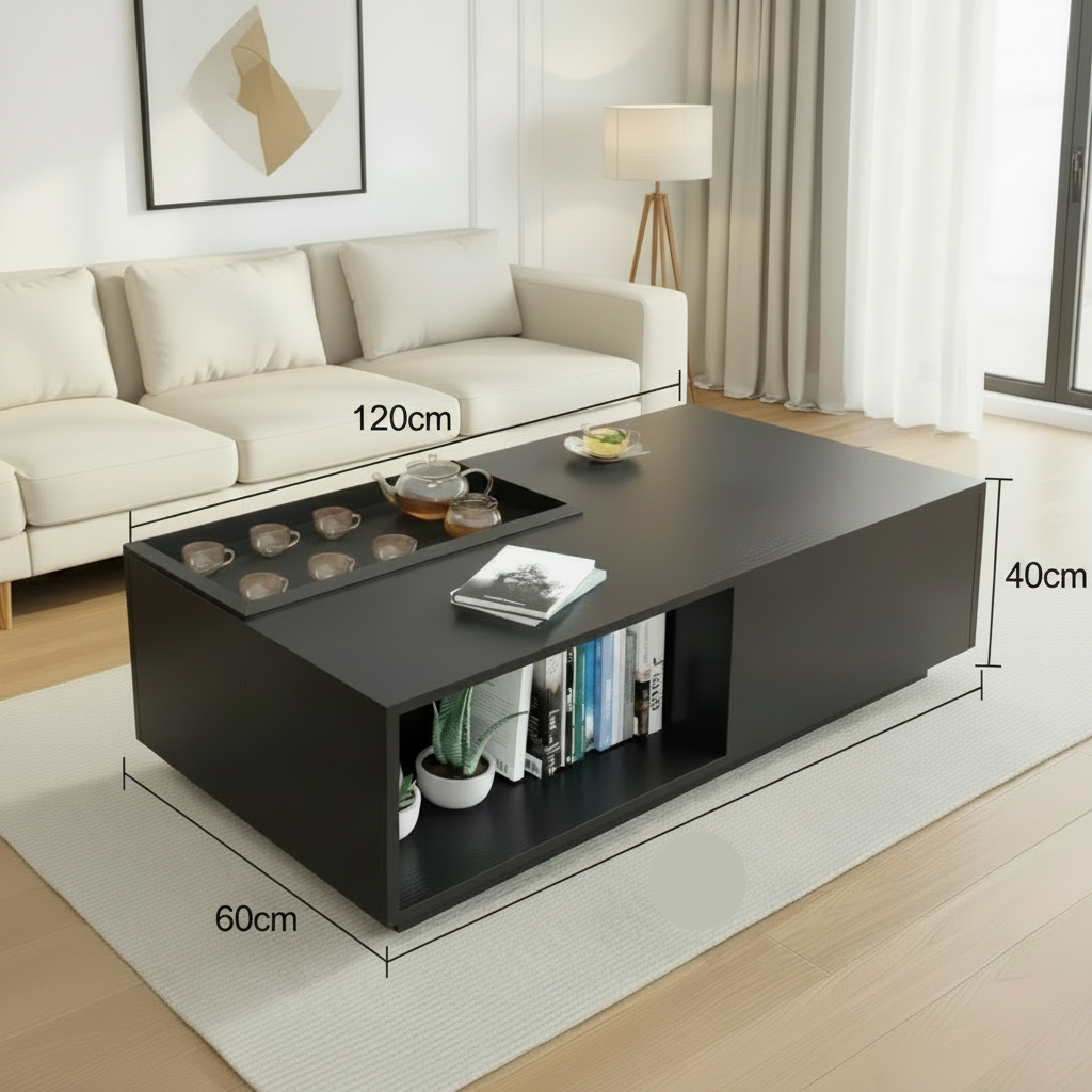 Table Unit Black - WCT49