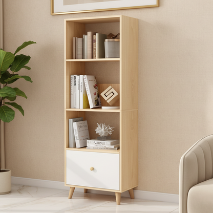 Display Unit Wooden & White - WDU21