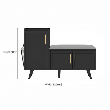 Shoe Closet Black - WSH103