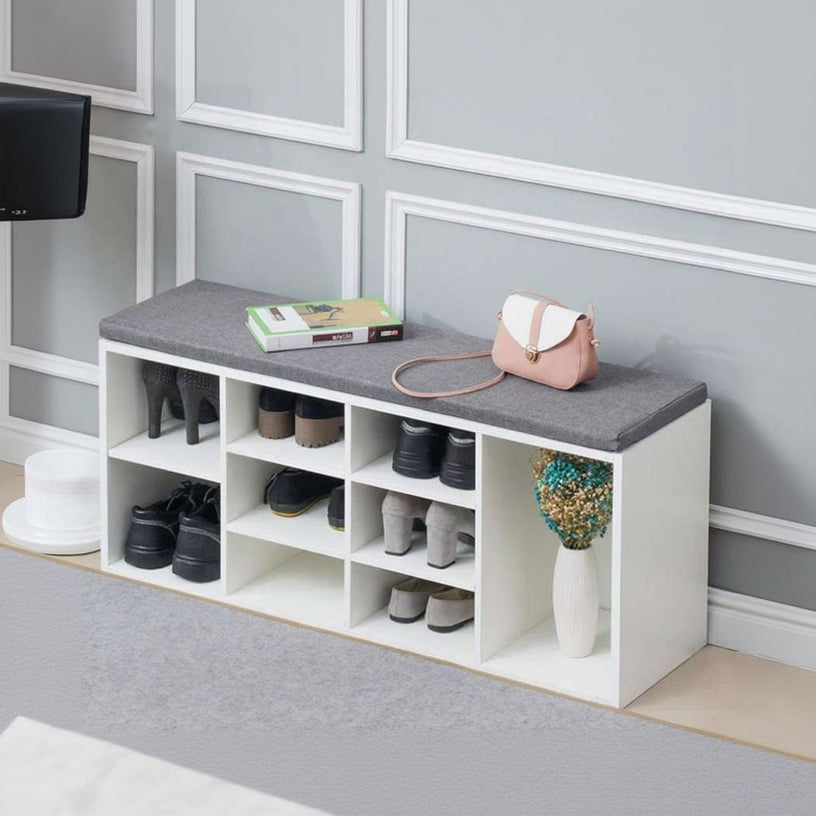 Shoe Closet White & grey 120x40x50 - WSH44