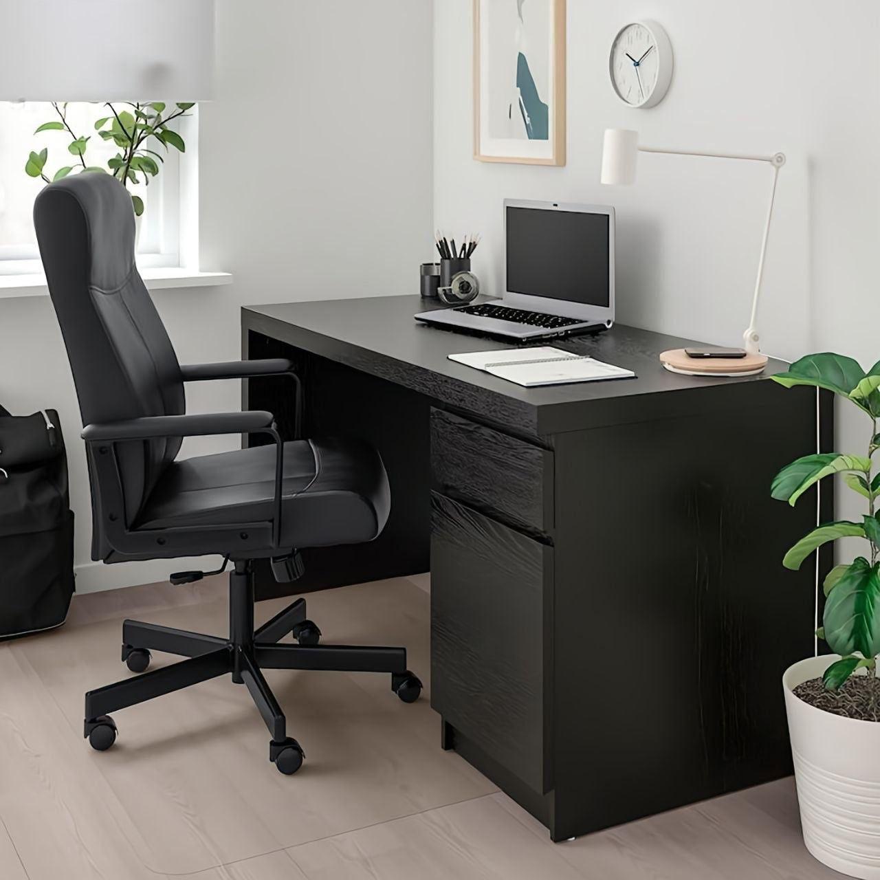 Desk Black - 120 x 40 x 75 cm - WDSK6