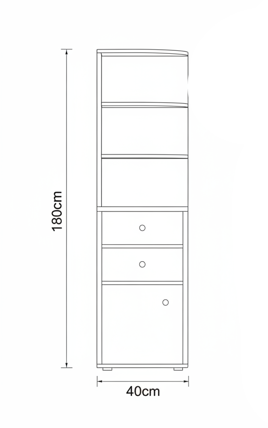 Display Unit White - WDU23
