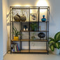 Iron and MDF Display Unit and bookshelf - SW2