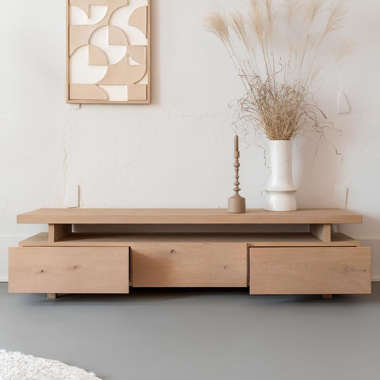 Tv Unit Wooden - 180 x 35 x 40 cm - TVUO10
