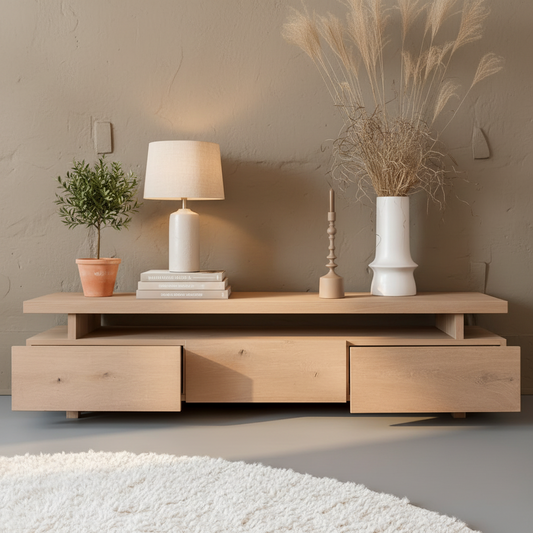 Tv Unit Wooden - 180 x 35 x 40 cm - TVUO10