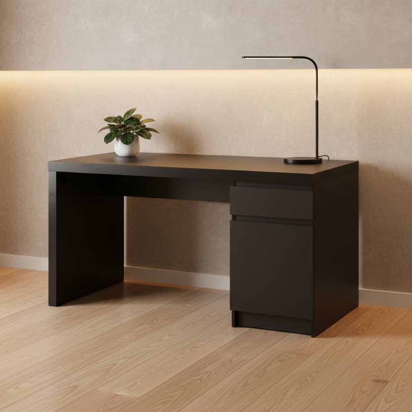 Desk Black - 120 x 40 x 75 cm - WDSK6