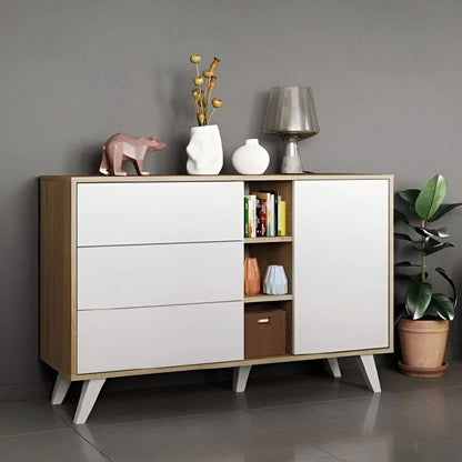 Buffet | Wooden & White - BUF56