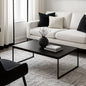 steel center coffee table and MDF wood 100x60x45 - AA20