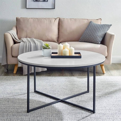Iron coffee table, electrostatic black painted, 45x65 - HZ1