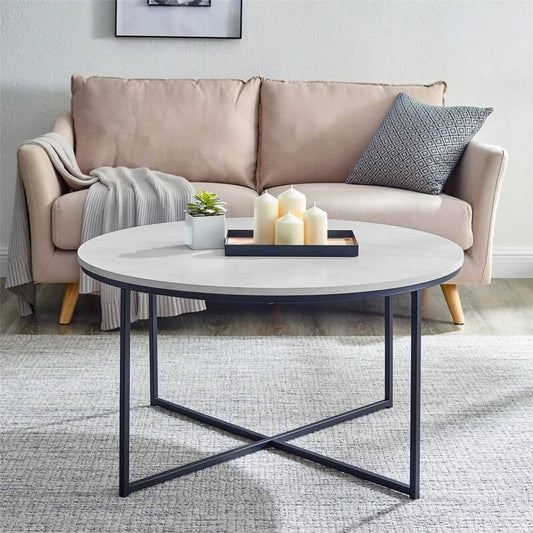 Iron coffee table, electrostatic black painted, 45x65 - HZ1