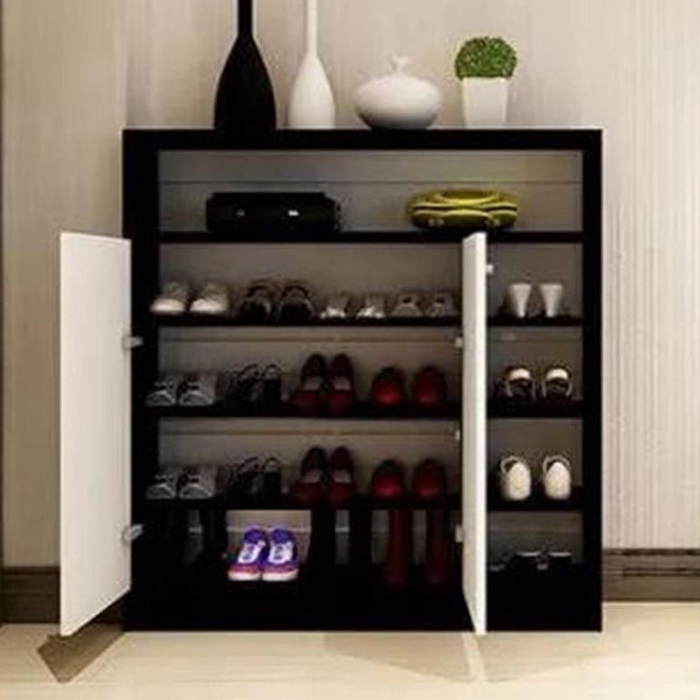 Shoe Closet black & white 100x40x100 - WSH37