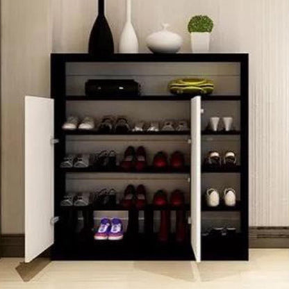 Shoe Closet black & white 100x40x100 - WSH37