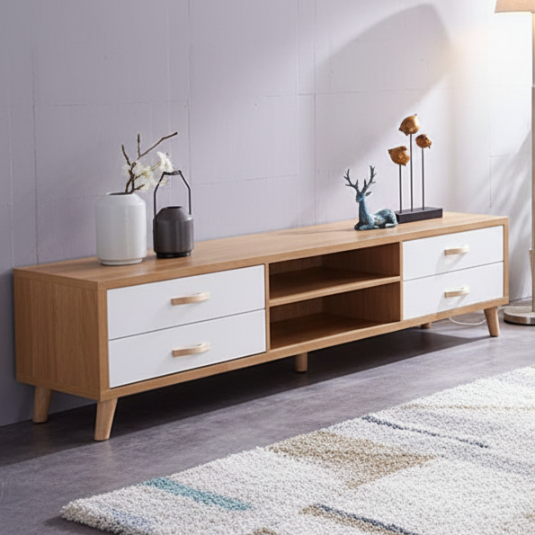 Living Room Set beige and White - TVCT5