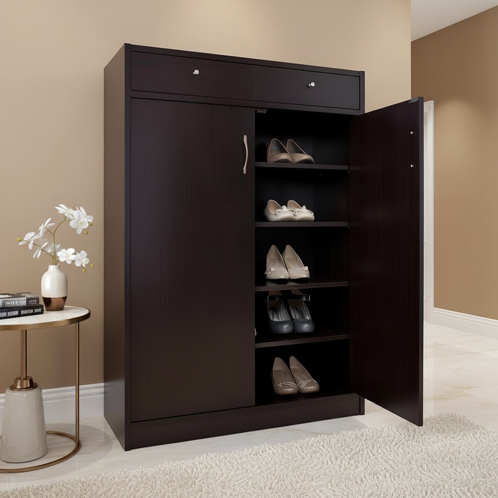 Shoe Closet Black 80 x 40 x 120 cm - WSH26