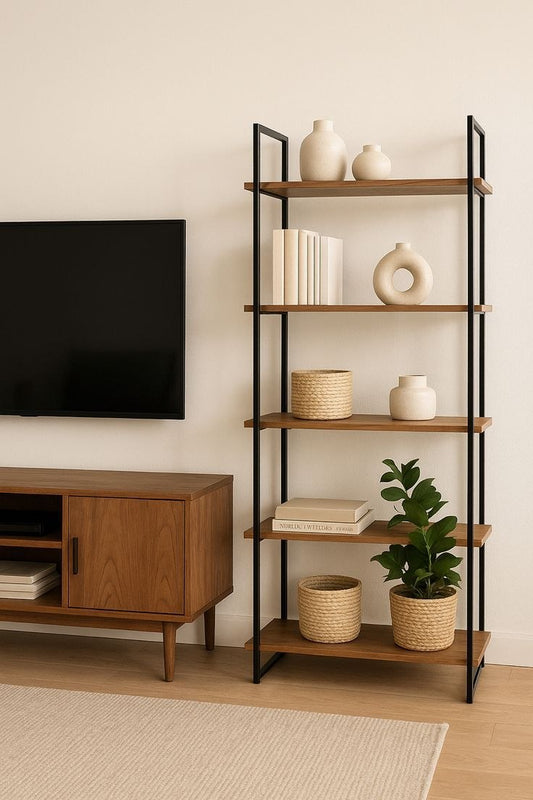 steel and MDF wood Display unit - SW8