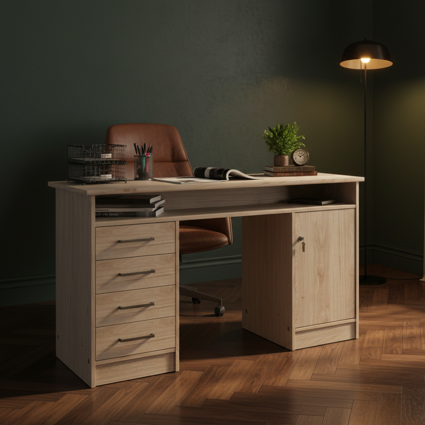 Desk Wooden - 120 x 50 x 75 cm - WDSK1