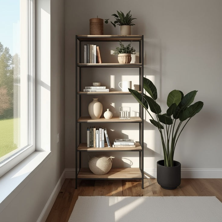 Iron and MDF wood Display unit - SW40