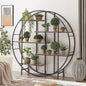 Iron and MDF wood Display unit black - SW42