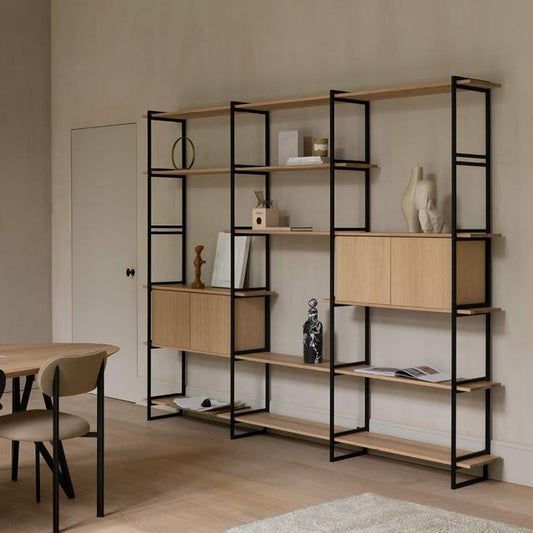 Cabinet with Display Unit steel and MDF 200x250x40 - SWD4