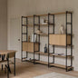 Cabinet with Display Unit steel and MDF 200x250x40 - SWD4
