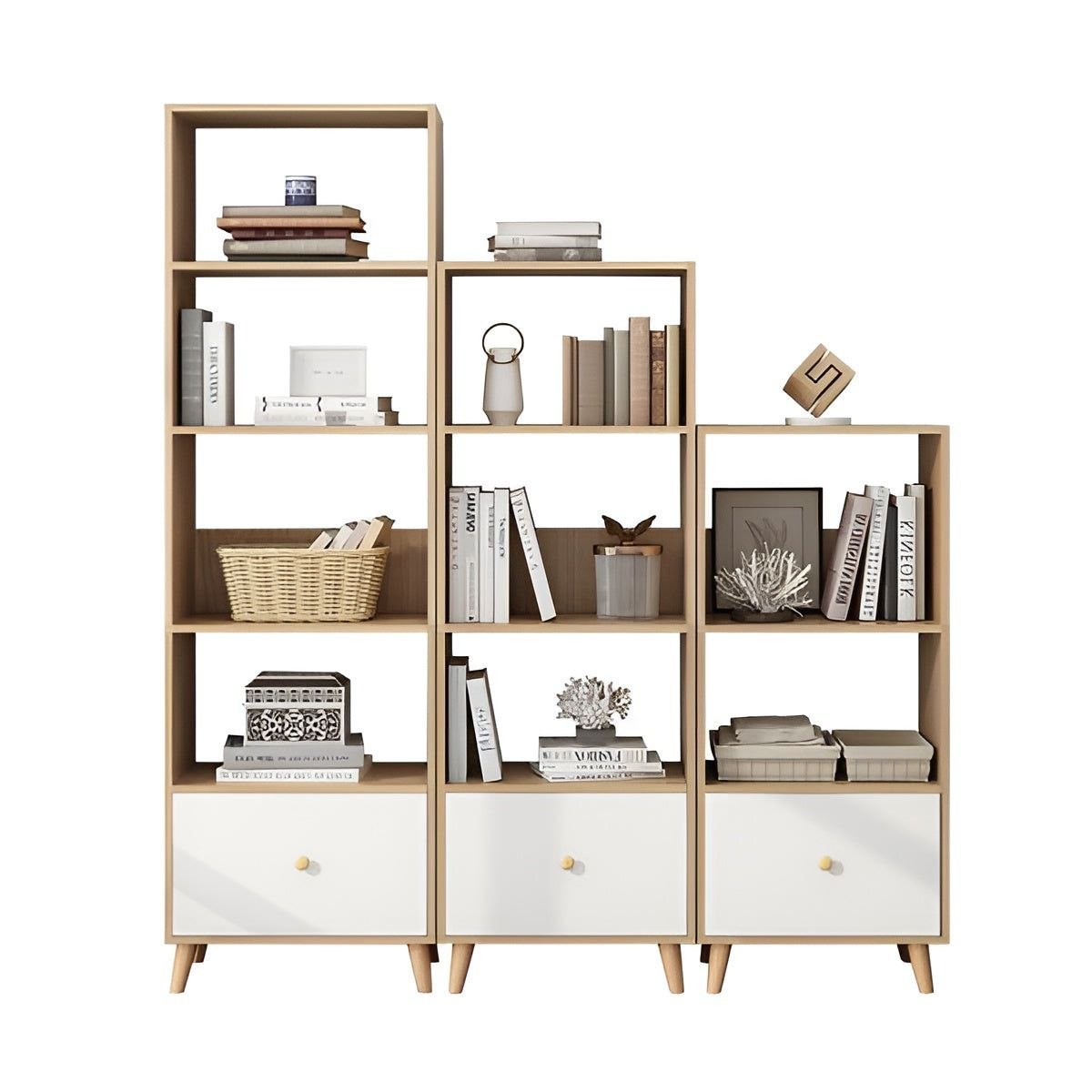 Display Unit Wooden & White -  WDU29