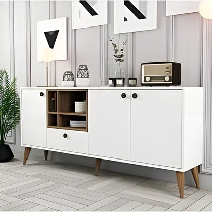 Buffet | White & Wooden - BUF58