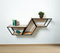 Iron and MDF wood Display wall unit - SW44