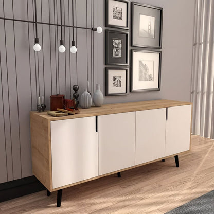 Buffet | White & Wooden - BUF59