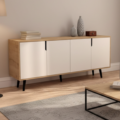Buffet | White & Wooden - BUF59