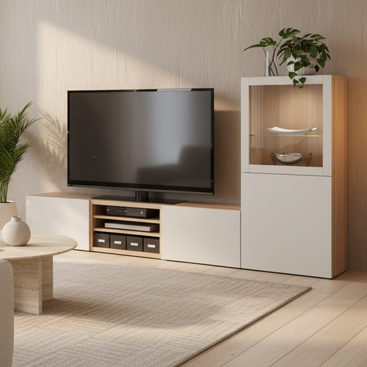 Tv Unit Wooden - 160 x 40 x 40 cm - TVUO18