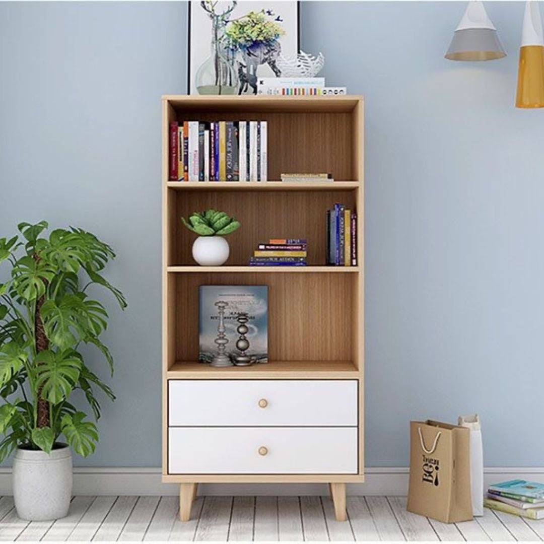 Display Unit Wooden & White - WDU33