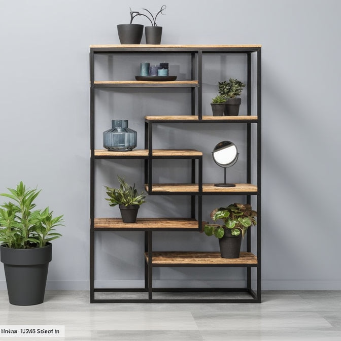 steel and MDF wood Display unit - SW46
