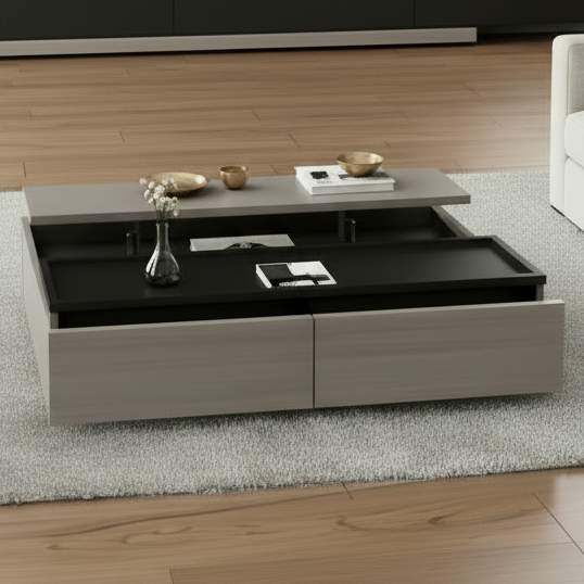 Living Room Set Black & Grey - TVCT29