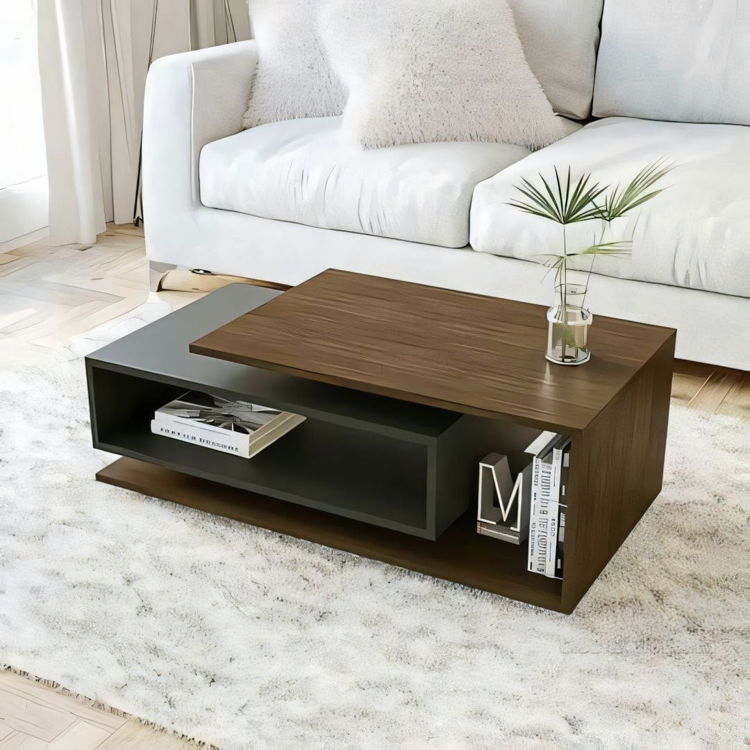 Table Unit Black & Brown - WCT38