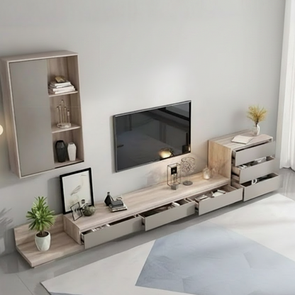 Living Room Set Biege & Grey - TVCT39