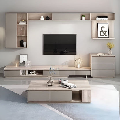 Living Room Set Biege & Grey - TVCT39