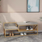 STEEL shoe bench gold and padding 120x40x50 - SR9