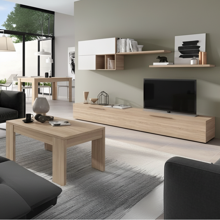 Living Room Set Wooden - TVCT40