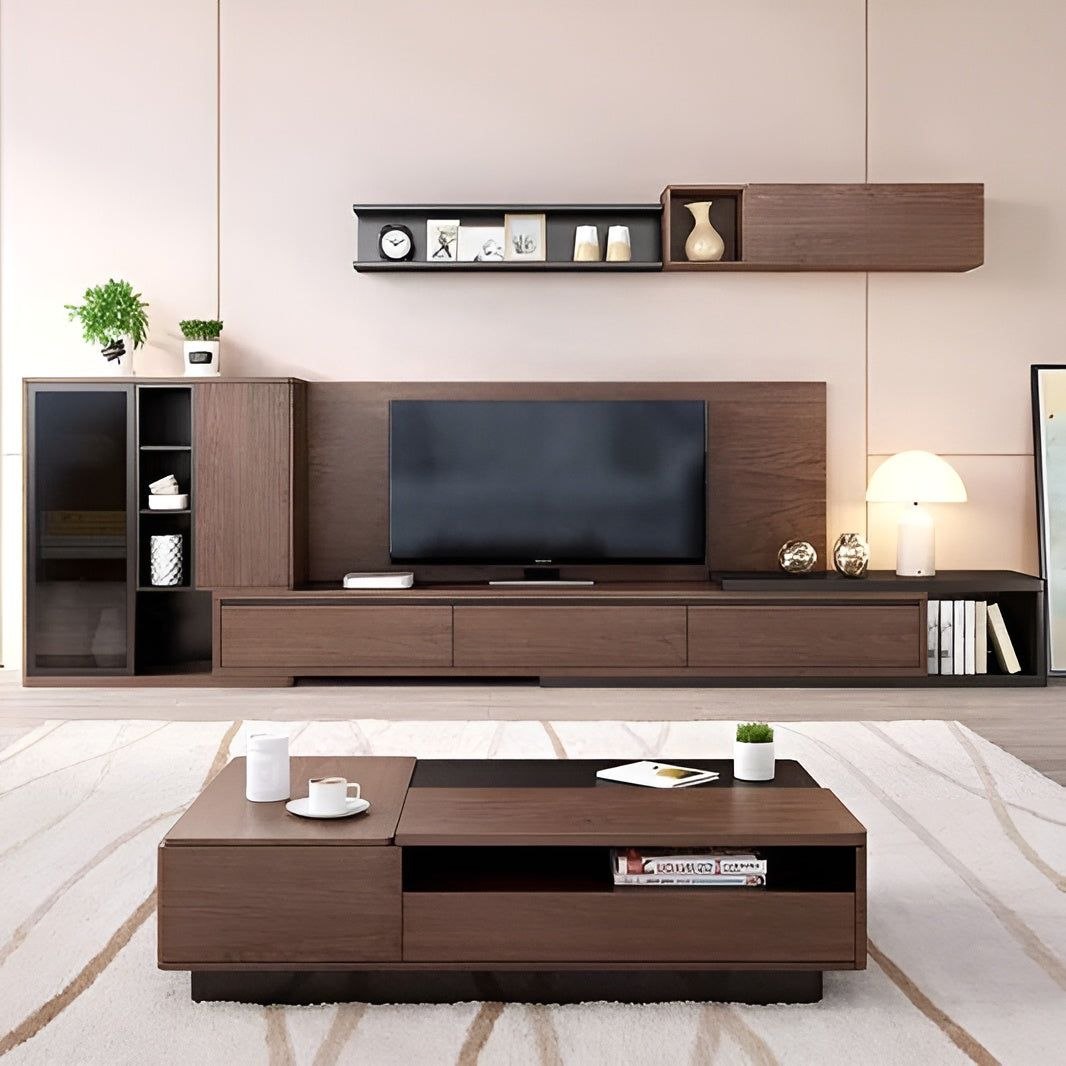 Living Room Set Brown & Black - TVCT23