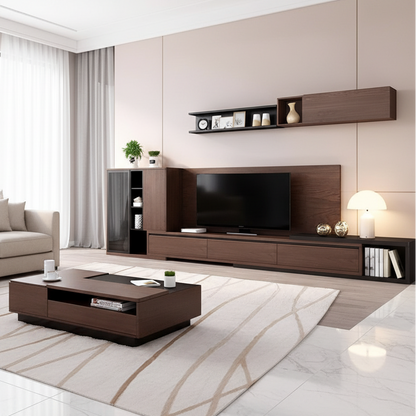 Living Room Set Brown & Black - TVCT23