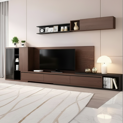 Living Room Set Brown & Black - TVCT23