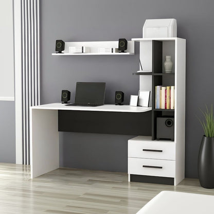 Desk Black & White - 120 x 50 x 160 cm - WDSK15