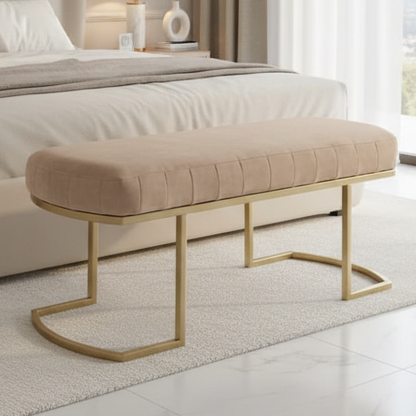 Iron gold shoe bench - SRS36